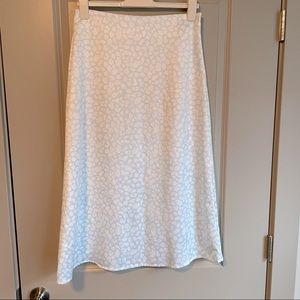 Grade & Gather silk skirt leopard